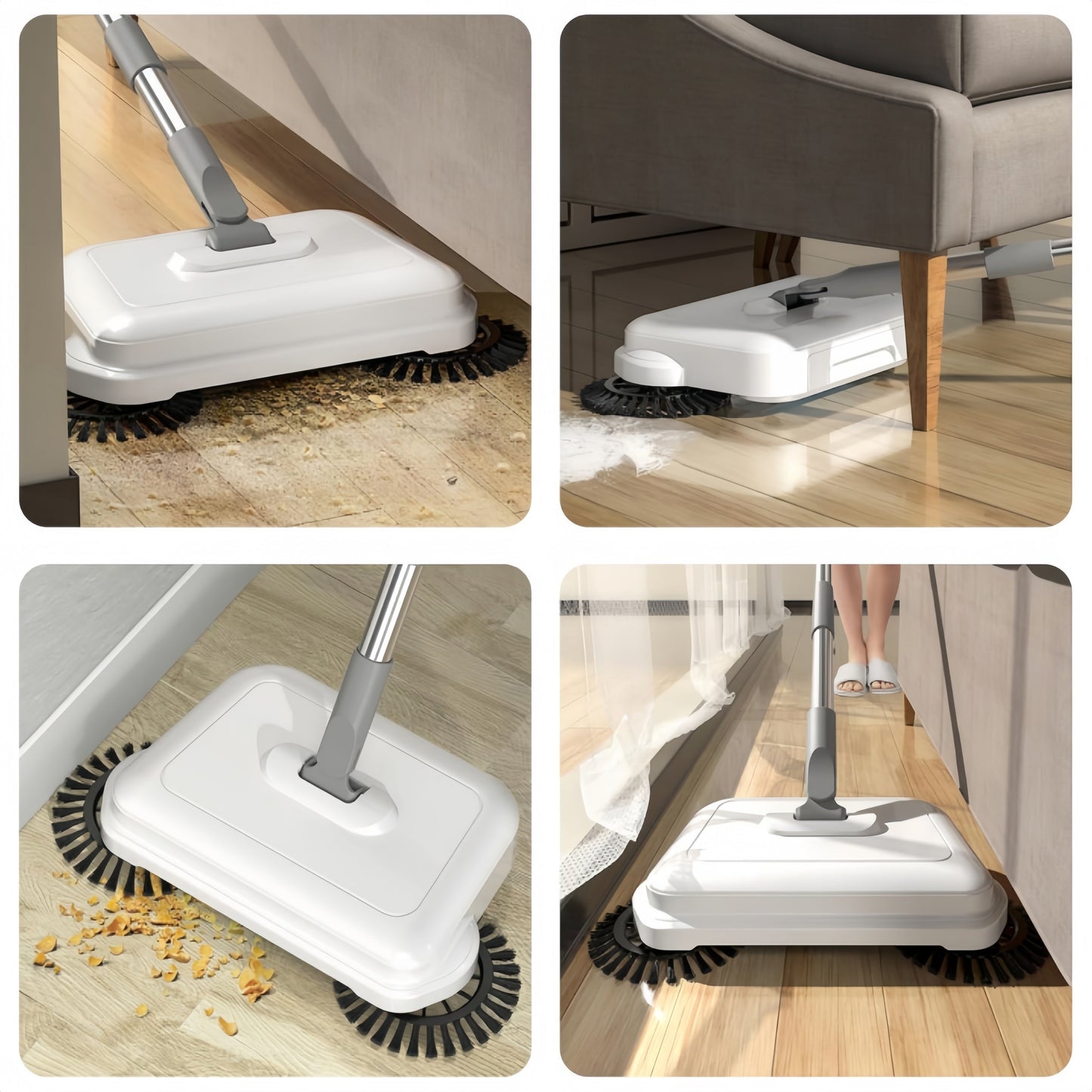 The 3-in-1 Broom and Dust Collector Set is the perfect cleaning tool for both indoor and outdoor use. Its long handle makes it easy to reach high and low areas, making it ideal for cleaning in the bathroom, kitchen, and even removing pet hair. These