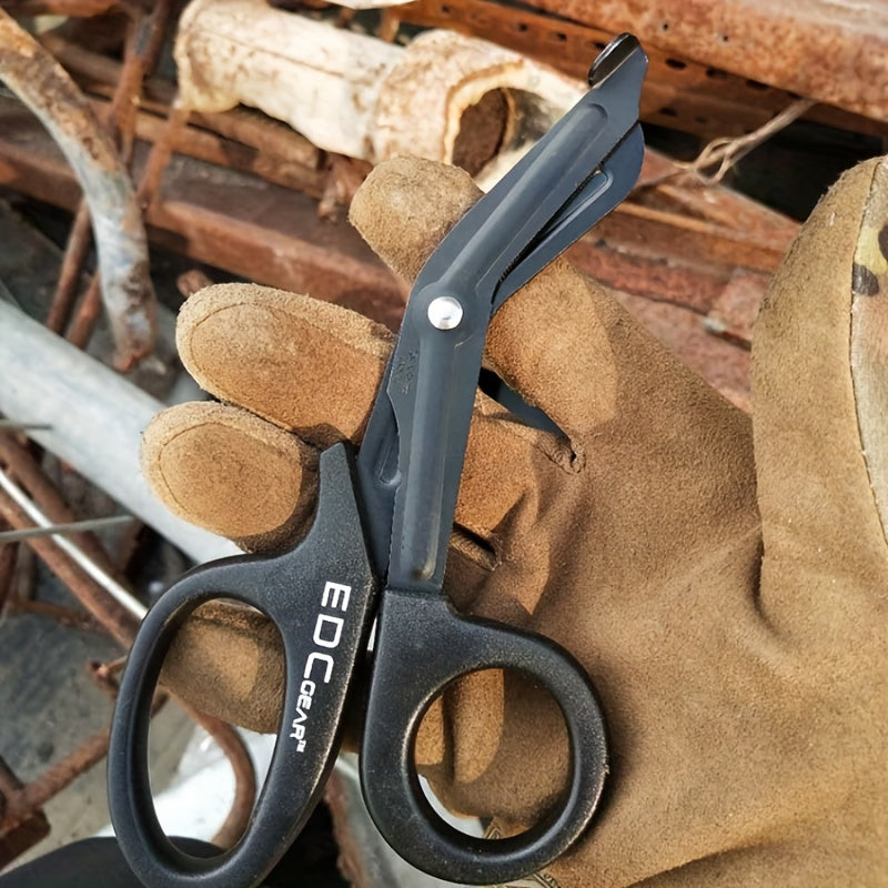 1pc EDC Shear: Versatile Emergency Scissor for Indoor and Outdoor Use.