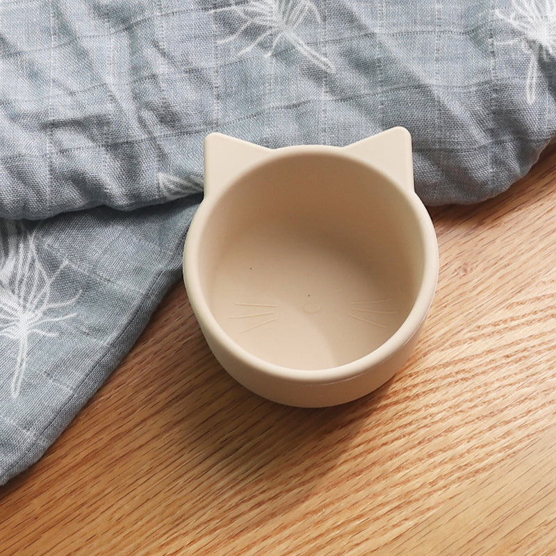 Adorable Silicone Baby Food Bowl Without BPA - Ideal for Feeding and Tableware!