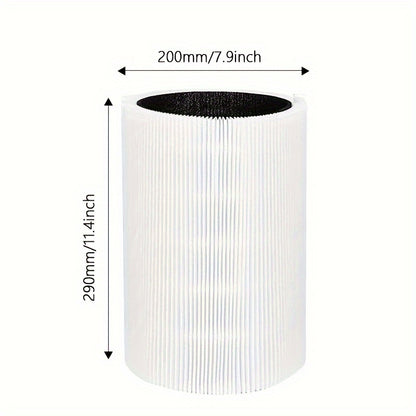 Blueair Blue Pure 411 Series Replacement Filter - Carbon & Particle Filtration, Compatible with Auto, 411 & 411+ Models