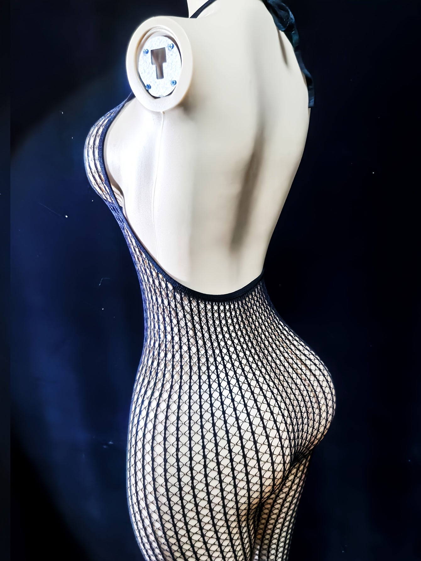 Hollow out bodystocking for Valentine's Day, perfect as beachwear or swimwear.