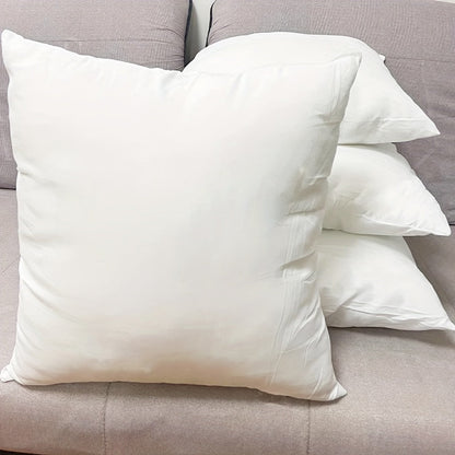 Set of 4 White Throw Pillow Inserts for Bedding, Sofa, and Couch - Decorative Stuffer Pillows for Living Room Home Decor, Perfect for Christmas