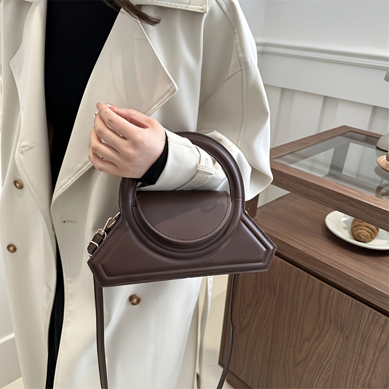 Women's trendy high-end handbag for fashion commuting.