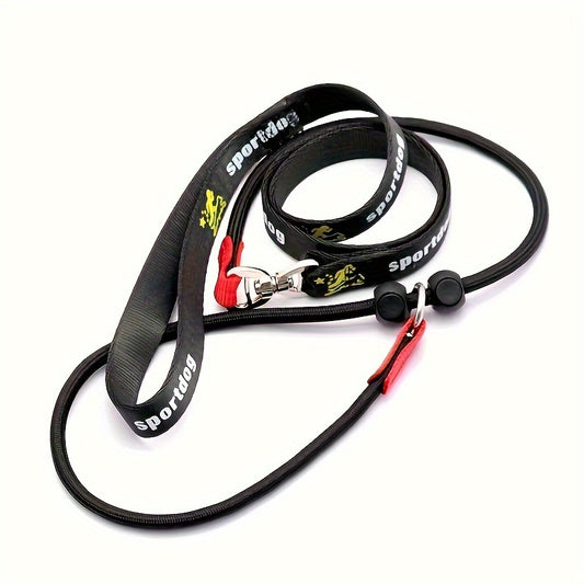 High-quality nylon training leash for small to medium breeds, perfect for competitive walking and professional use.