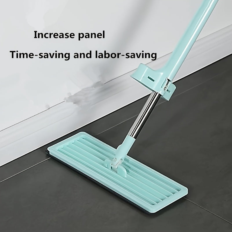 The pack includes 4 long-handled mops for wet and dry use, perfect for cleaning kitchen and bathroom tile floors. The spin mop is durable and ideal for dusting, making it a convenient cleaning tool for easy floor maintenance.