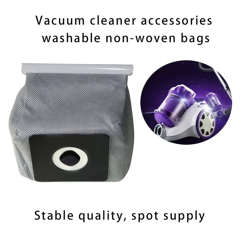 Suitable for Midea and Haier household vacuum cleaners, this dust collection bag has a 2L capacity and is compatible with garbage bags, non-woven dust bags, washable bags, and various accessories.