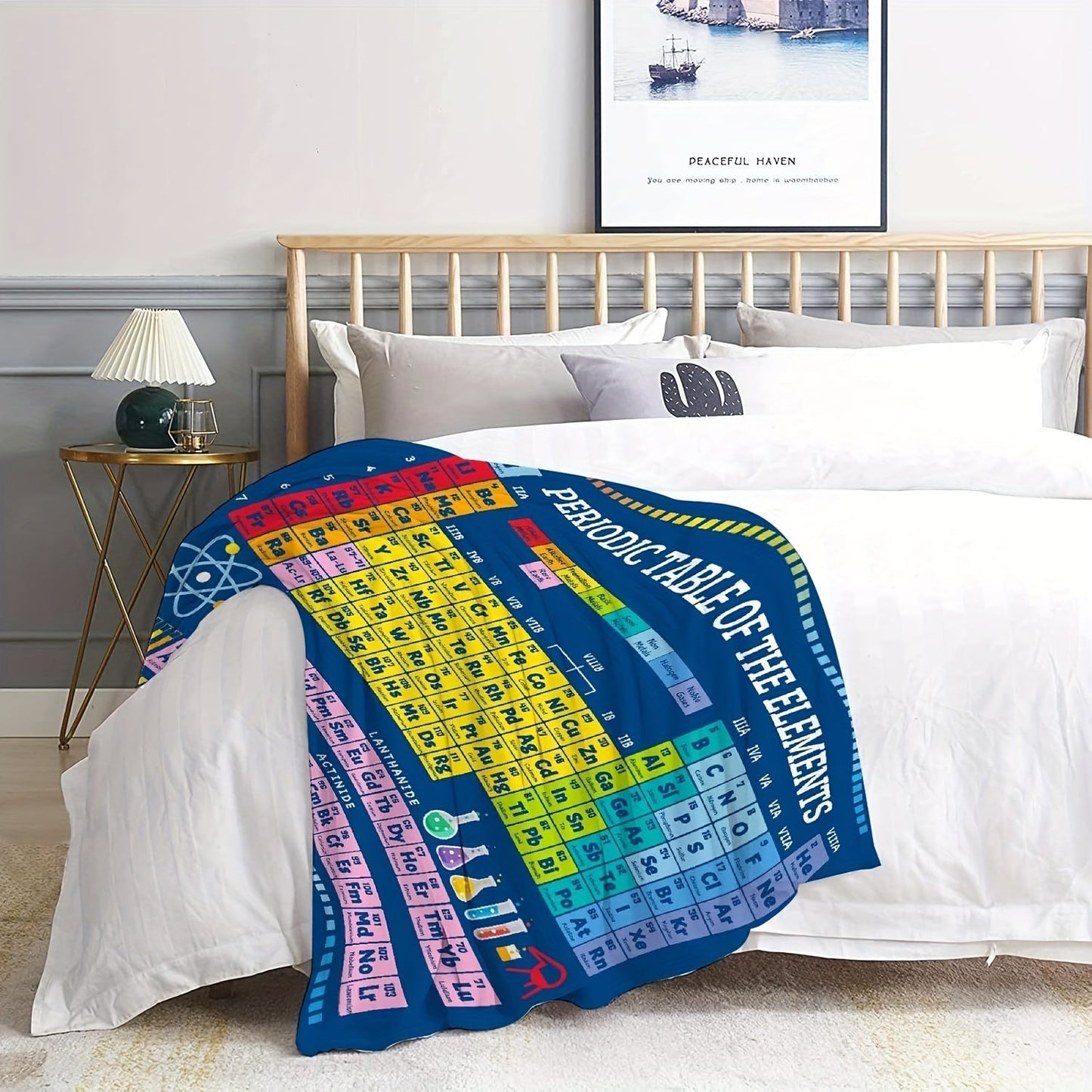 Cozy Flannel Throw Blanket for Science Lovers - Snug, Soft, and Multipurpose for Home, Work, or On-the-Go - Great Present Idea