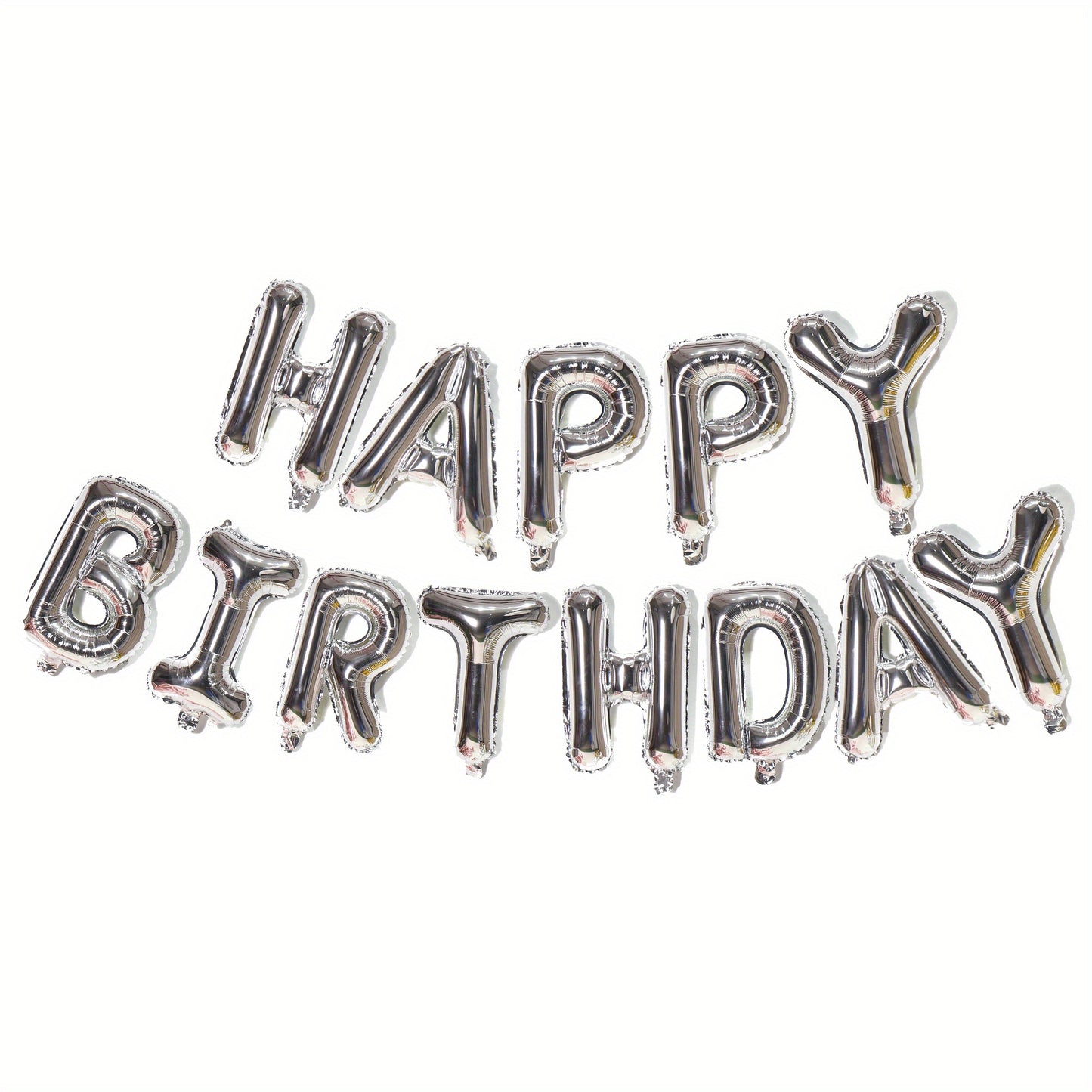 16-inch American Version Happy Birthday Letter Balloon Set, Aluminum Film, Factory Direct Sales