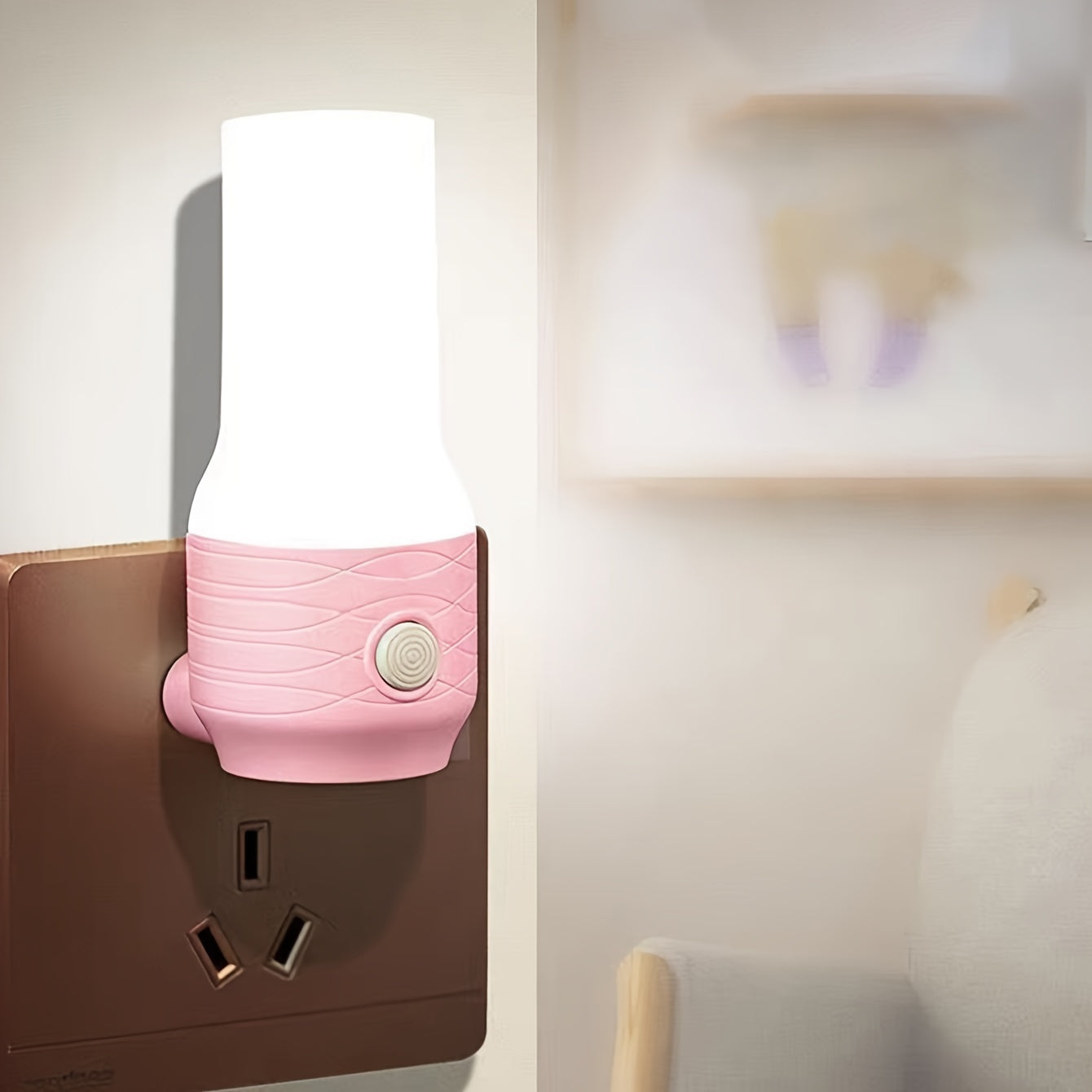 Switch Warm Light LED Night Light for Living Room or Bedroom