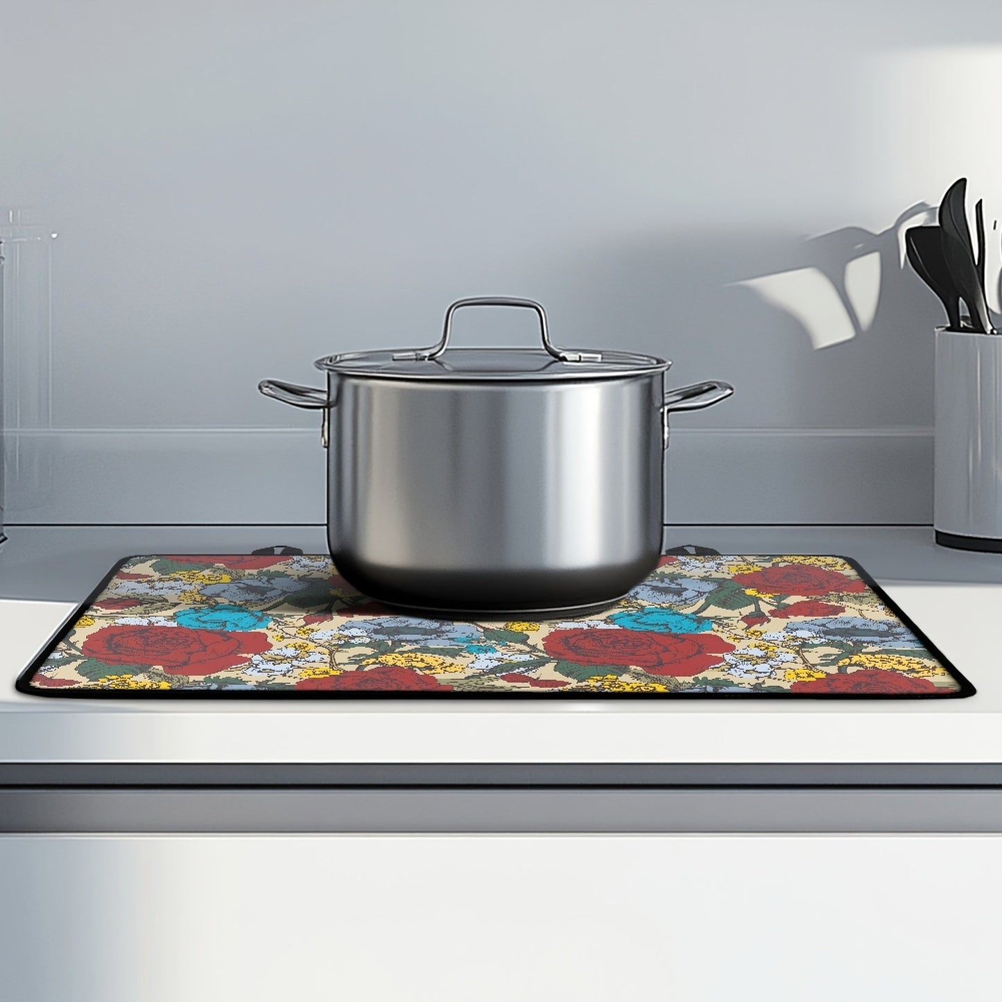 Personalized Heat-Resistant Stove Cover - Made with Glass Ceramic and Rubber for Non-Slip Protection, Safeguarding against Scratches and Heat Damage. Perfect for Ironing and Coffee Brewing, Adds Extra Countertop Space for Electric and Magnetic Stoves.