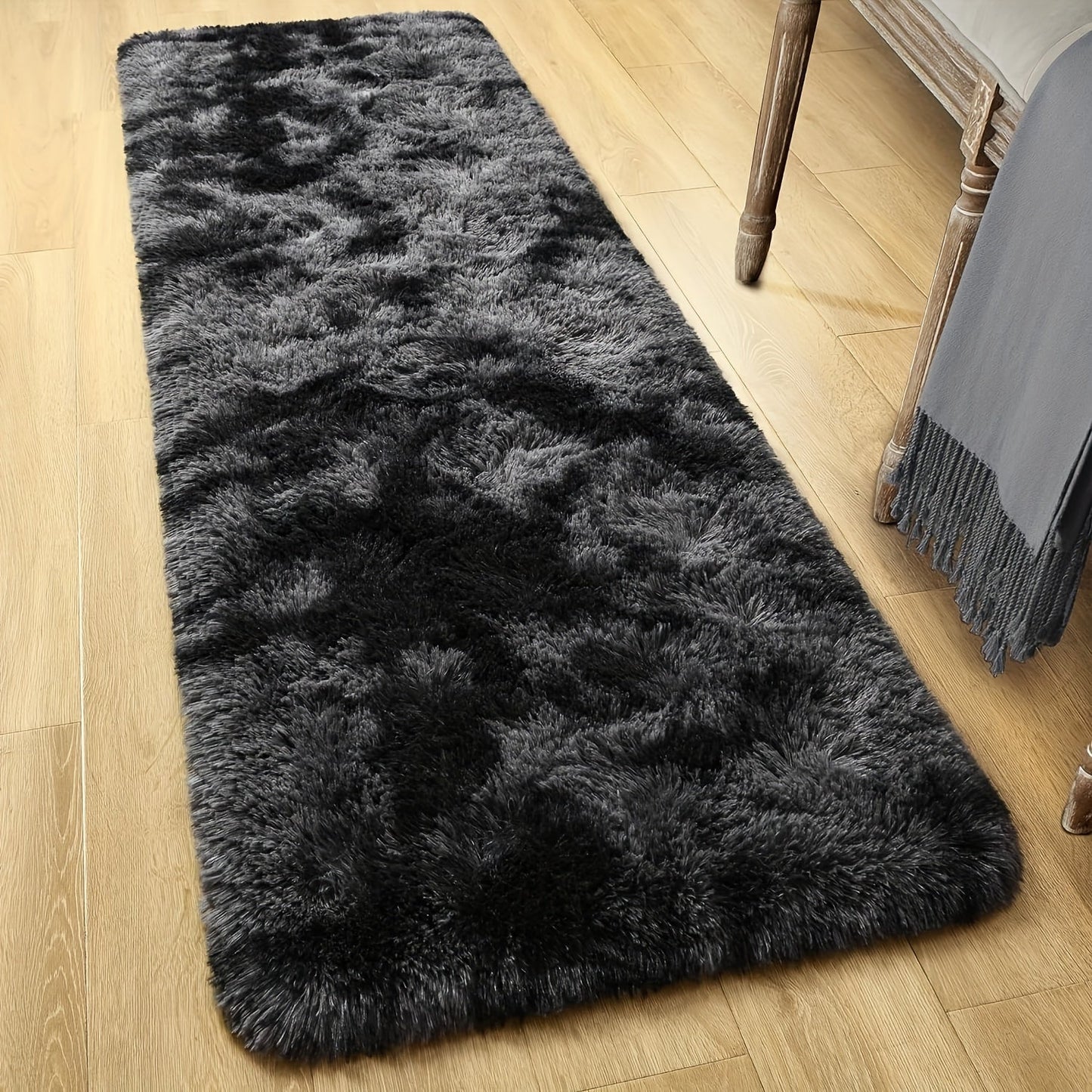 The Soft and Cozy Shaggy Carpet is ideal for the living room, bedroom, and hallway. It comes in a variety of colors and is simple to maintain with dry cleaning. With its rectangular shape, it can be used in multiple areas of the home. Constructed from