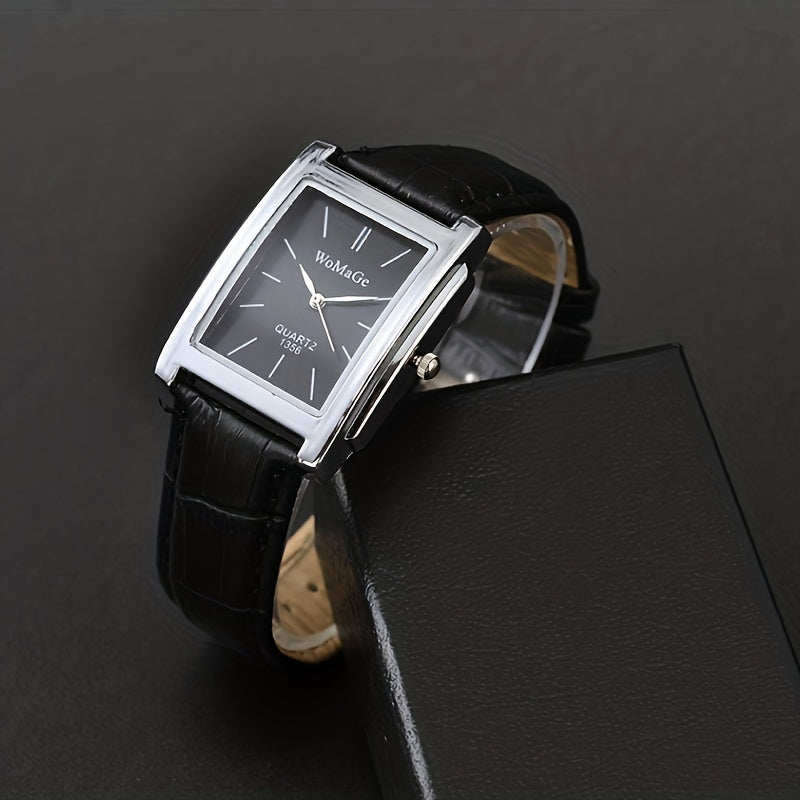 Holiday Gift: Men's Square Strap Watch Fashion