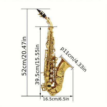 B-flat Soprano Saxophone Bend