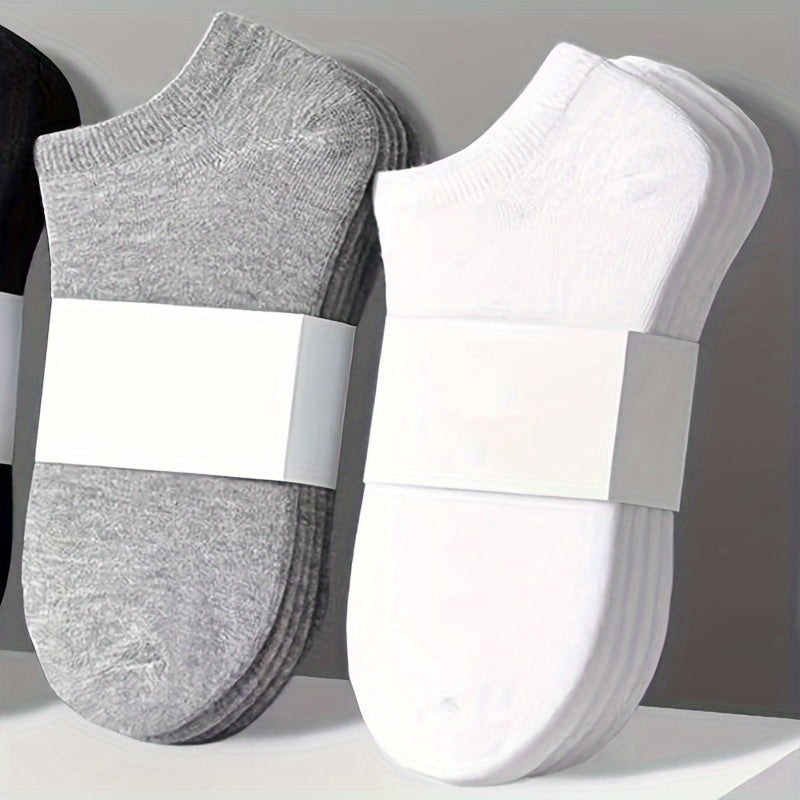 10 pairs of breathable and lightweight unisex ankle socks.