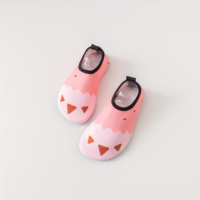 Lightweight slip-on water shoes for baby girls, perfect for swimming, walking, and yoga in spring and summer.