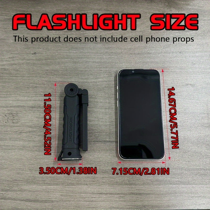 Rechargeable LED UV flashlight with magnetic base for multiple uses such as jewelry making and pet stain detection.