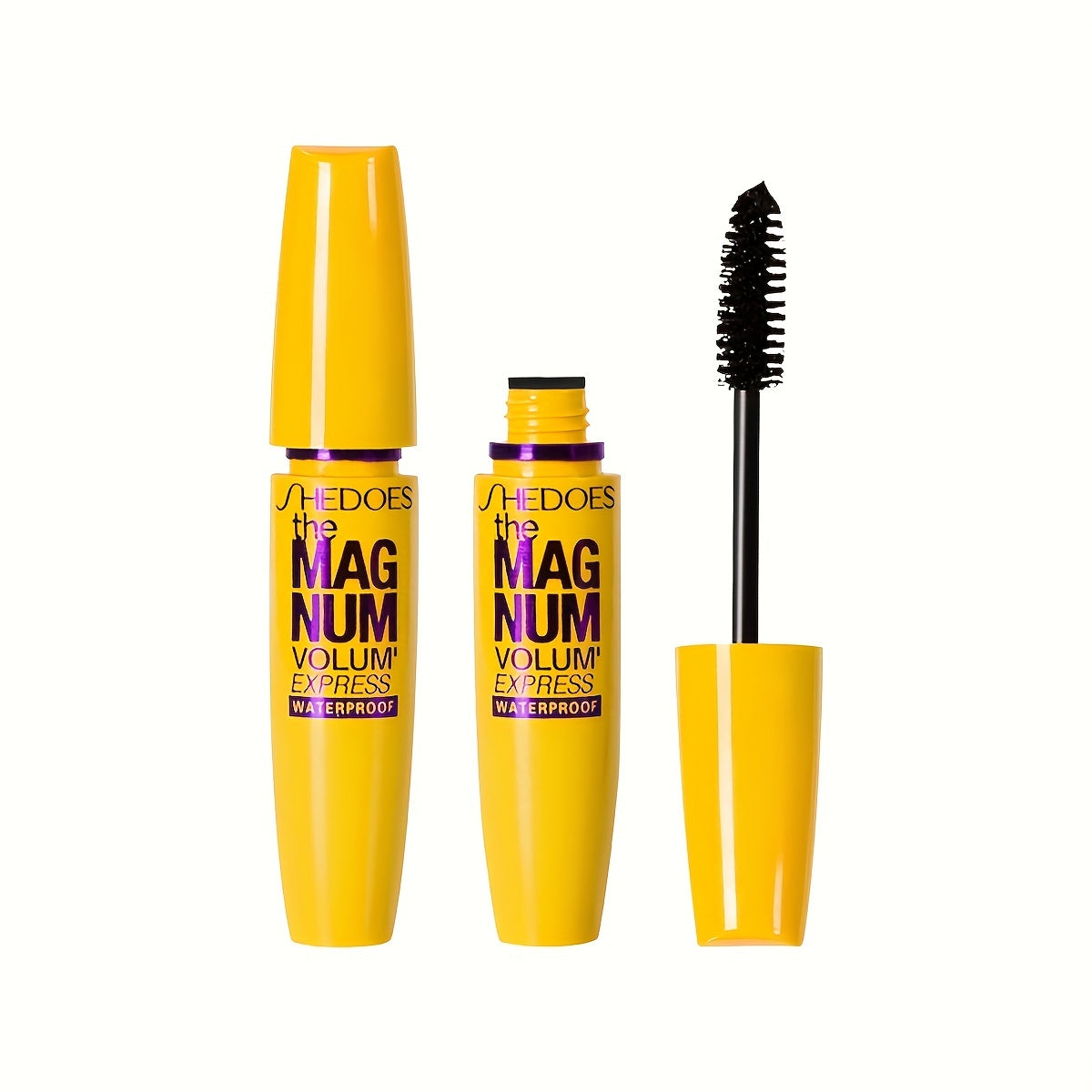 Waterproof mascara with curling, thickening, and long-lasting effects for daily or beauty studio makeup.