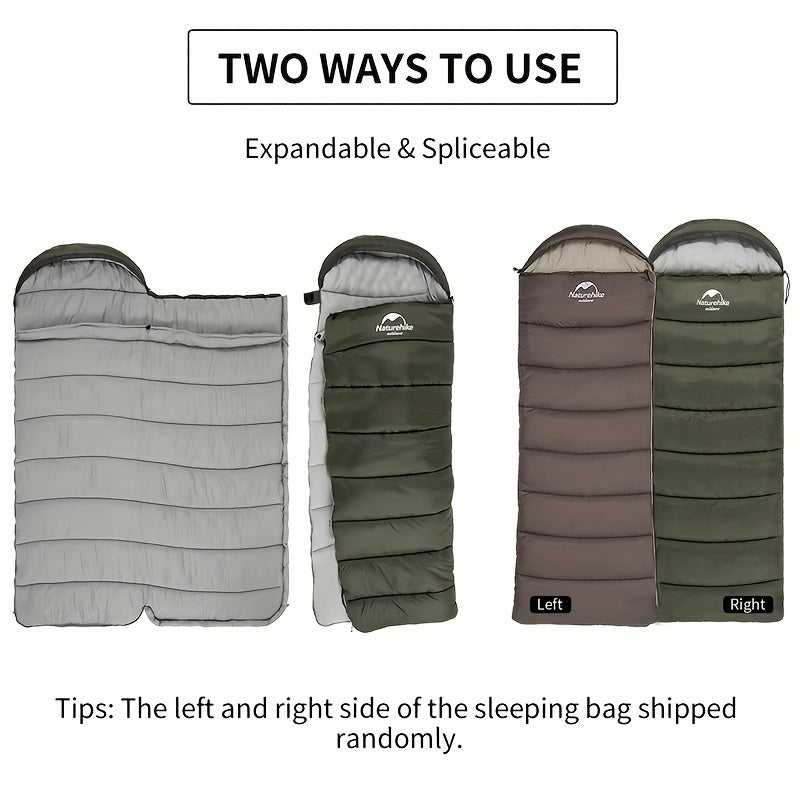 Naturehike U Series Envelope Sleeping Bag with Hood thermal sleeping bag