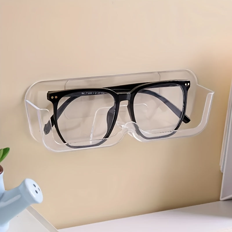 A glasses storage box and display rack can be easily mounted on the wall, wardrobe, or bedside for convenient organization and storage of your glasses.