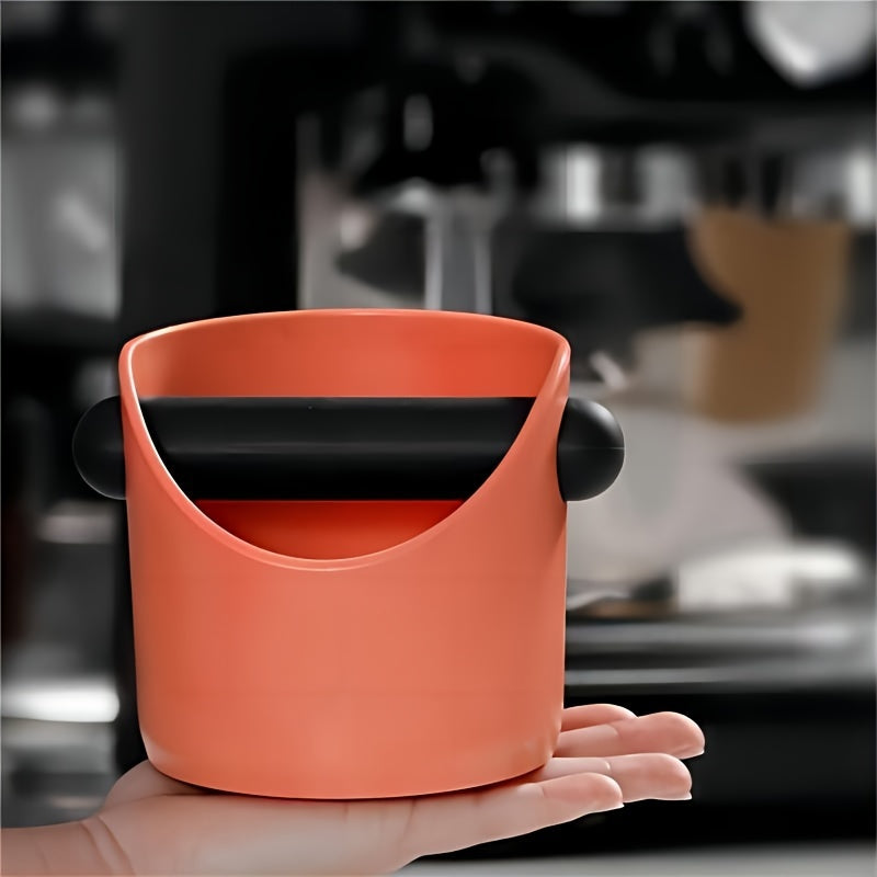 Semi-Automatic Coffee Grounds Bin - Laoyeboubi Mini Espresso Knock Box Made with Long-Lasting ABS Plastic, Simple to Clean