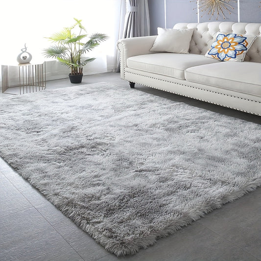 Fluffy Plush Area Rug - Luxuriously Soft, Stain-Resistant, and Non-Slip for Living Room, Bedroom, and Home Decor