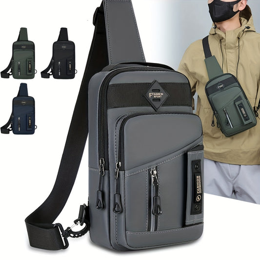 Men's outdoor chest bag for fashion and sports.