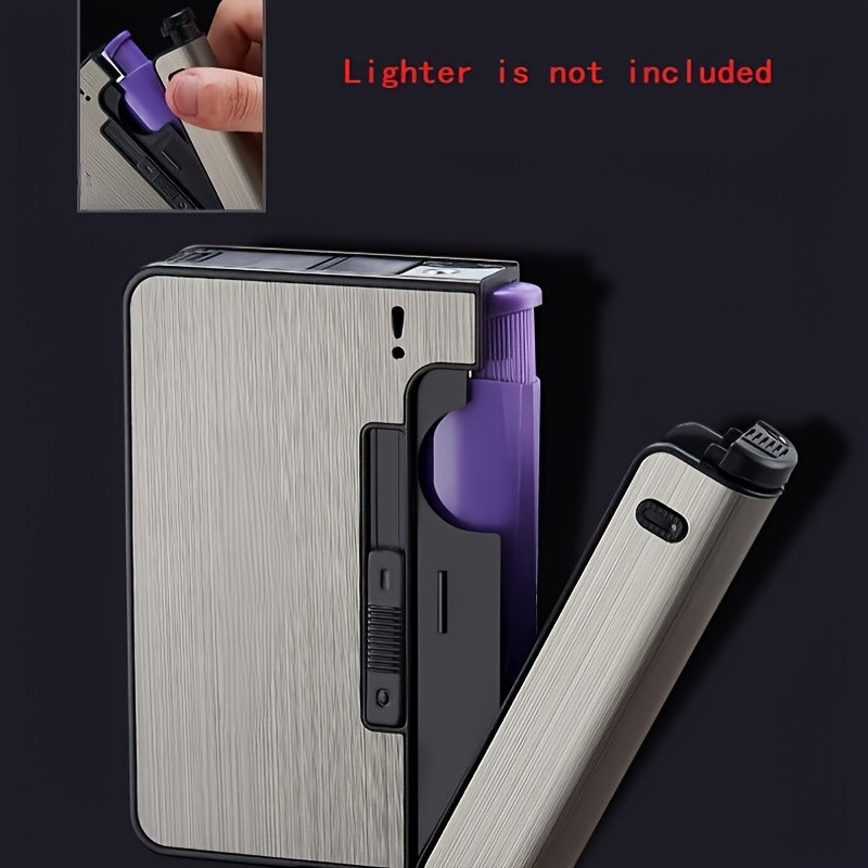 Get the best Father's Day gift with this portable automatic drawing cigarette case that can hold 8 84mm cigarettes. Its waterproof performance makes it the perfect gift for anyone. Suitable