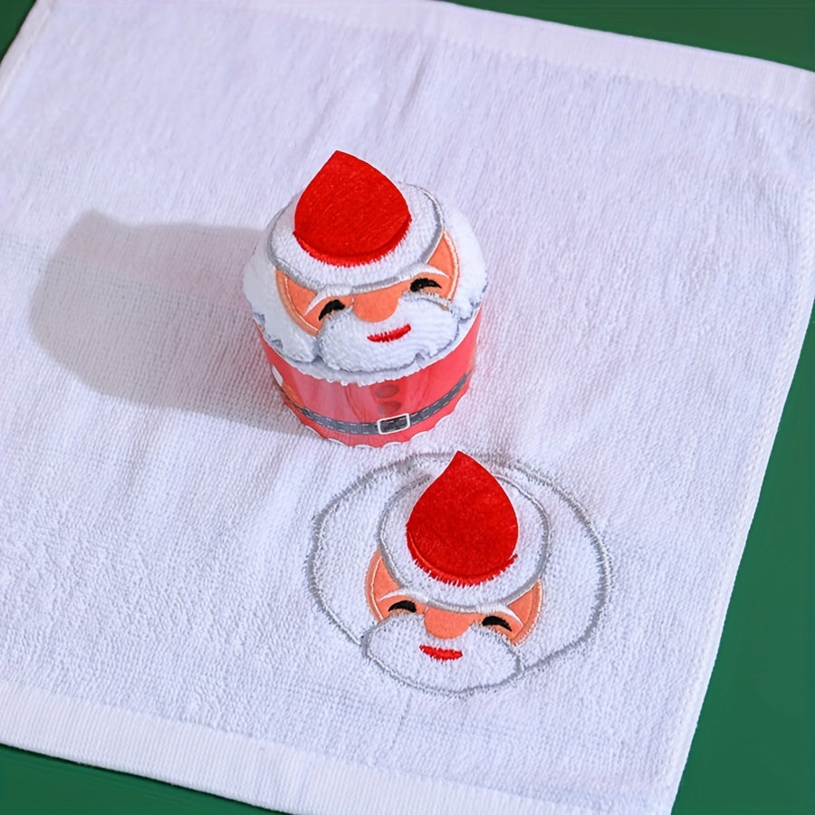 Christmas tree snowman doll cake towel gift towel for Christmas Eve and New Year.