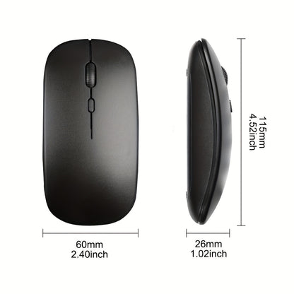 BalanceFit Ergonomic Wireless Mouse compatible with 2.4G/5G, plug & play, no battery required for laptops and desktop computers.