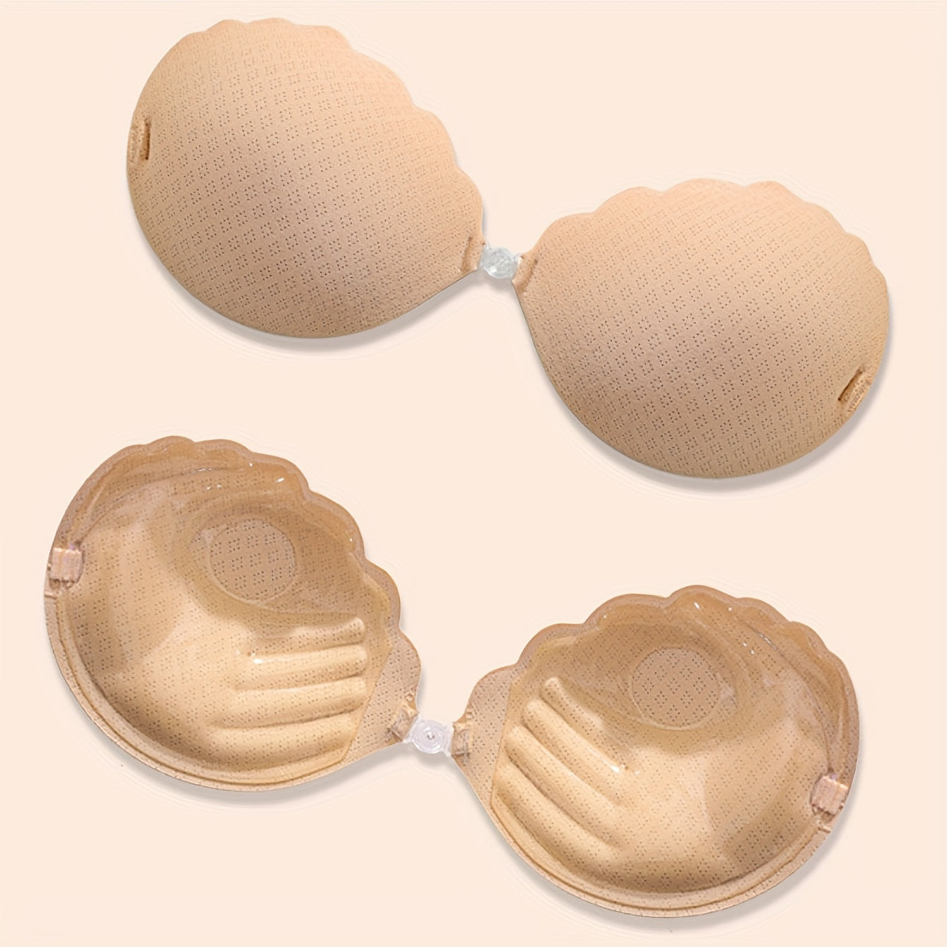 1pc Invisible Stick-On Lift Bra for Women, Strapless & Seamless Silicone Adhesive Push Up.