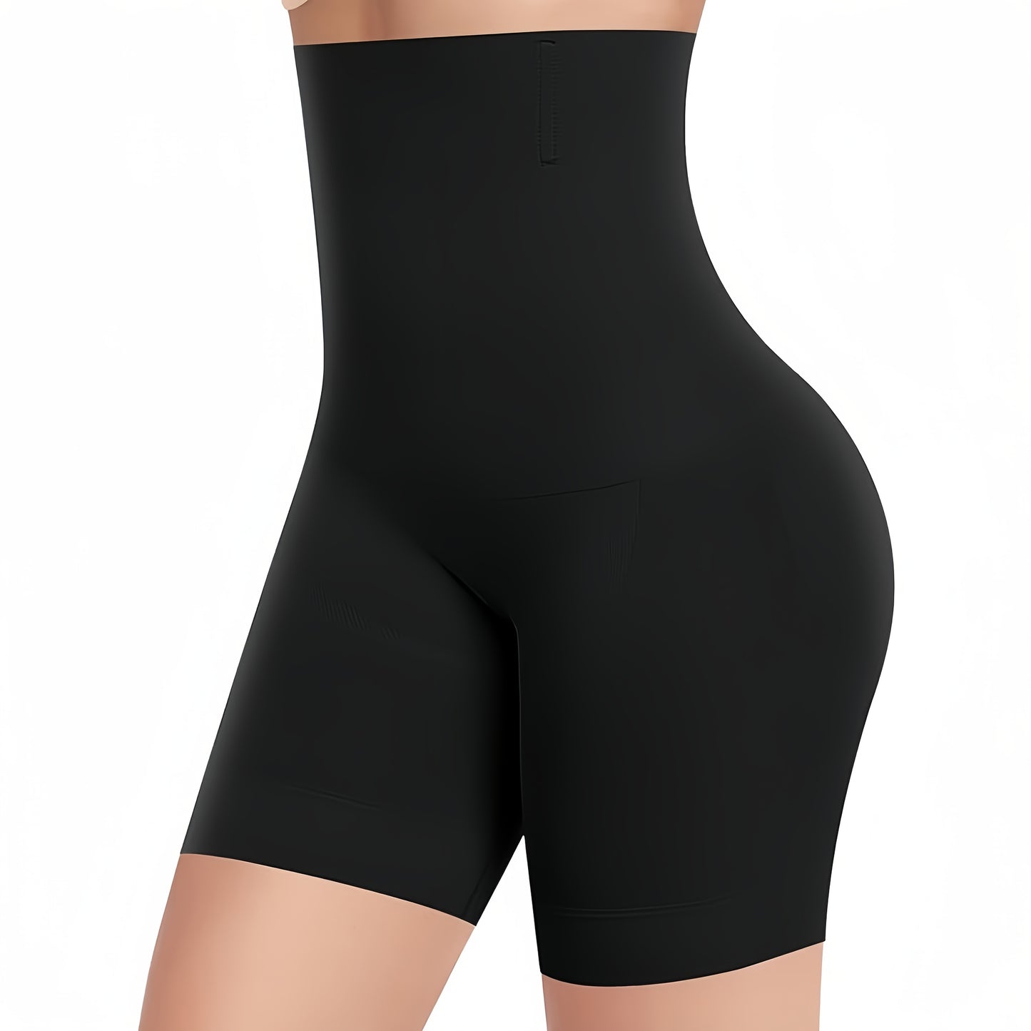 High-waist shapewear shorts for women: Seamless, tummy control, compression, butt lifting, postpartum waist trainer. Made of comfortable polyester for all-season wear.