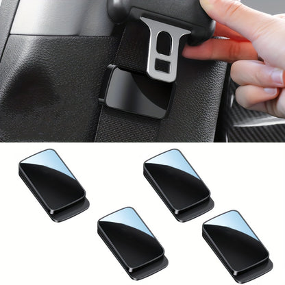 Durable plastic magnetic car seatbelt stabilizer enhances interior safety and comfort for all vehicles.