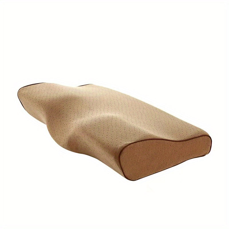 Memory Foam Orthopedic Sleeping Pillow with Head and Neck Support Contour, Ideal for Bedroom or Living Room