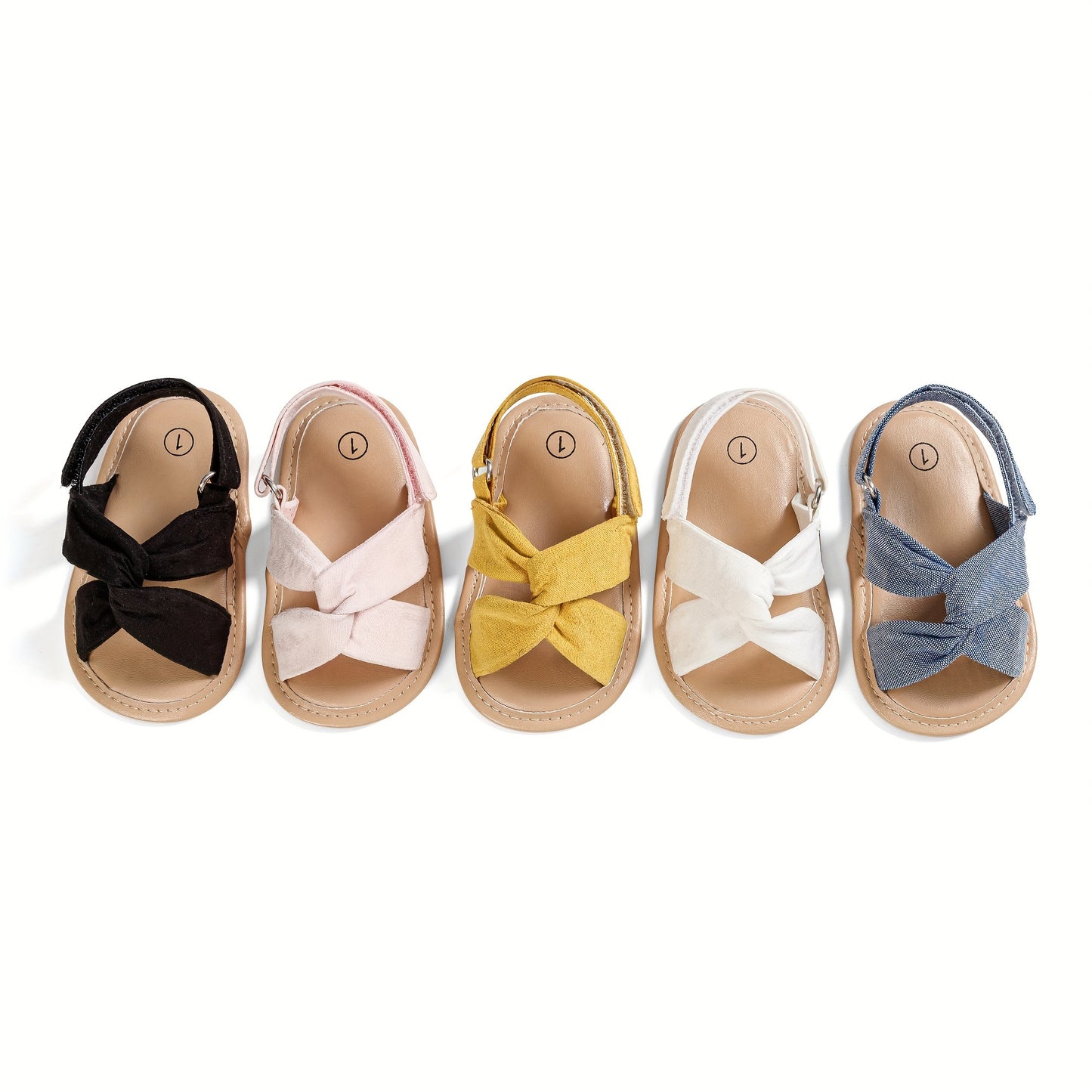 Breathable lightweight open toe sandals for baby girls, perfect for spring and summer walks.