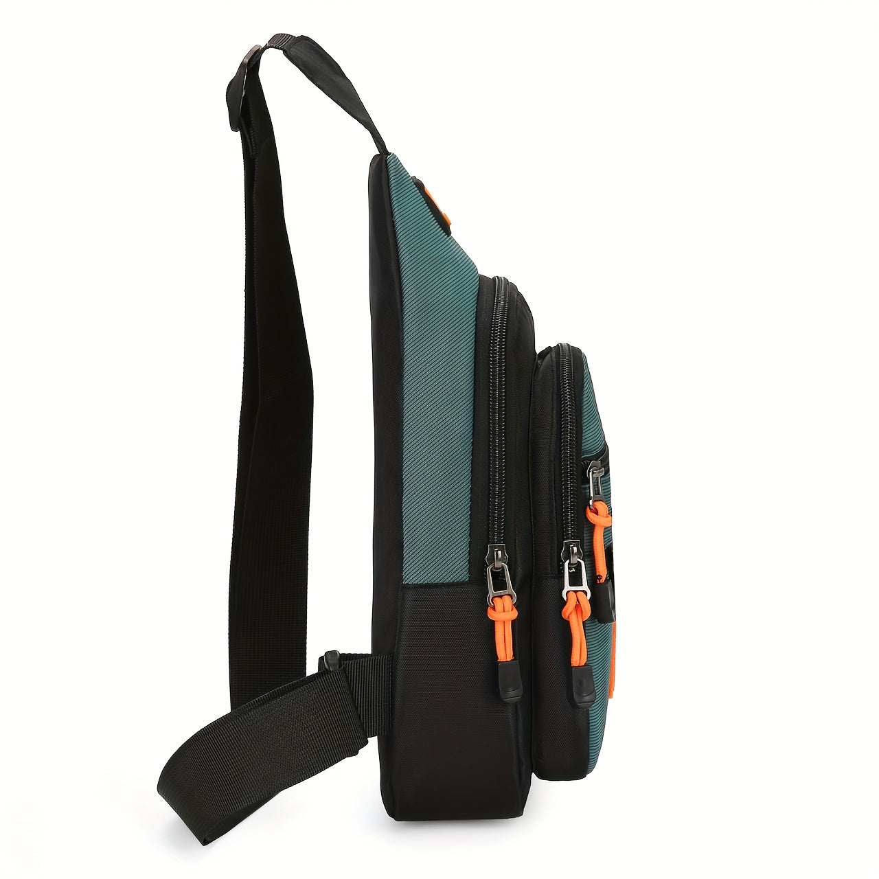 Durable, lightweight chest bag for outdoor activities with ample space.