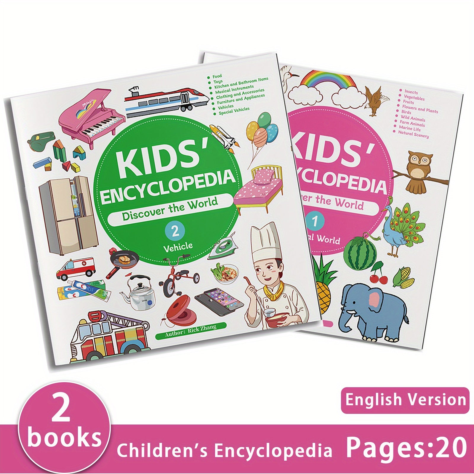 Children's Mini Encyclopedia: 2-Book Learning Set