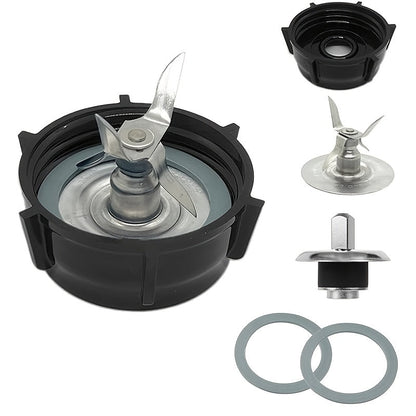 Upgrade your Osterizer Model with this Stainless Steel Ice Crusher Blade, Jar Base Cap, and 2 Rubber O-Rings Replacement Kit