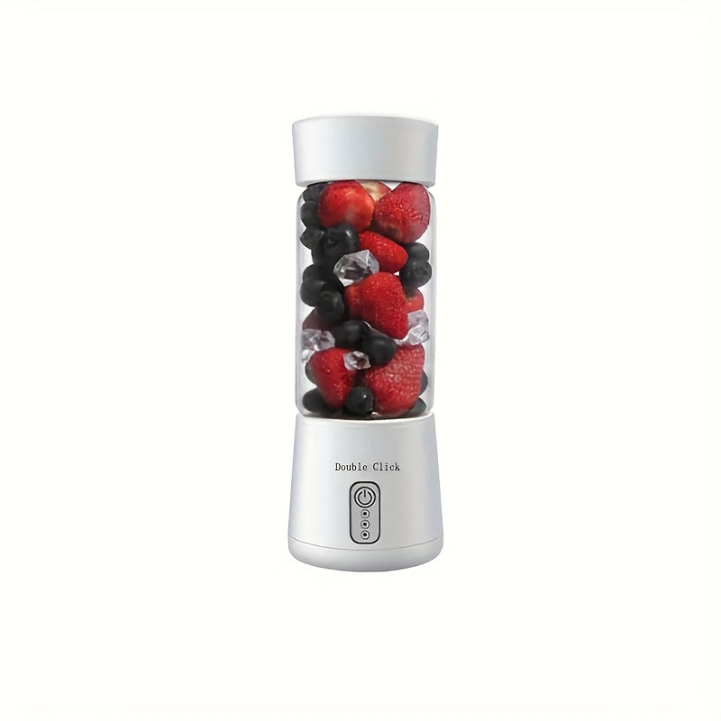 USB Rechargeable Portable Wireless Juicer - Suitable for Kitchen & Dining, Made of Glass and Plastic