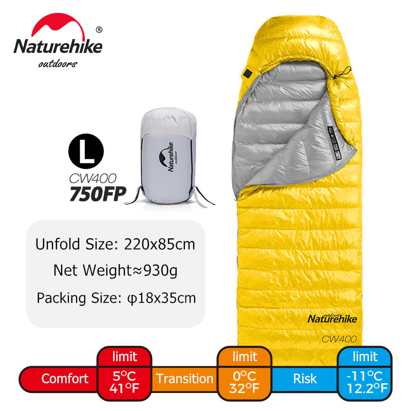 Naturehike Ultra-Light Goose Down Sleeping Bags provide ultimate comfort for winter camping.