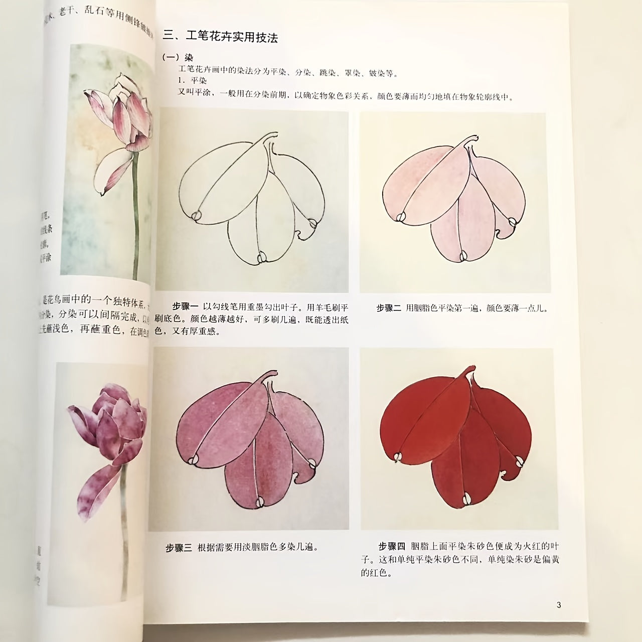 Book title: Chinese Brush Painting Techniques, Flower Painting with Pen and Ink, Art, Photography, and Still Life Painting. Published by Tianjin Yangliuqing Publishing Co., Ltd. on May 1