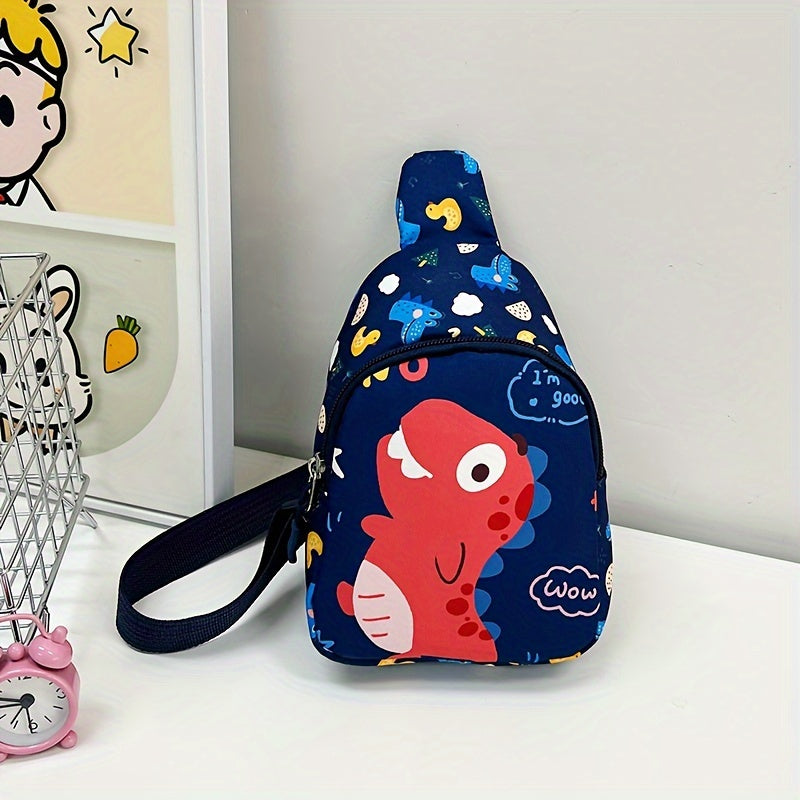 Kids' chest bag with pattern, shoulder crossbody and waist bag