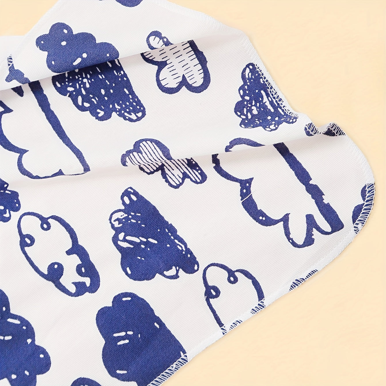 Set of 8 Soft Washcloths for Kids - Made of Ultra-Soft Knit Fabric for Sensitive Skin - Adorned with Cloud and Panda Designs - Great for Bath Time, Meal Time, and Face Wiping - Ideal Gift for Kids' Showers and Towels for Kids