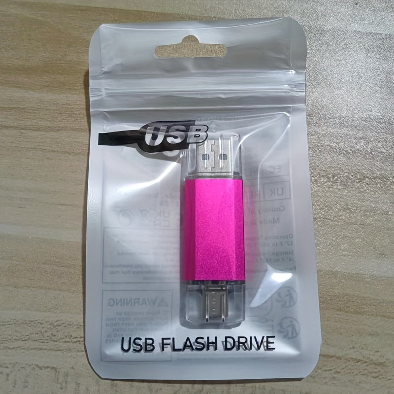 Dual C-Type USB Flash Drive with high speed interface, suitable for Android smartphones and tablets.