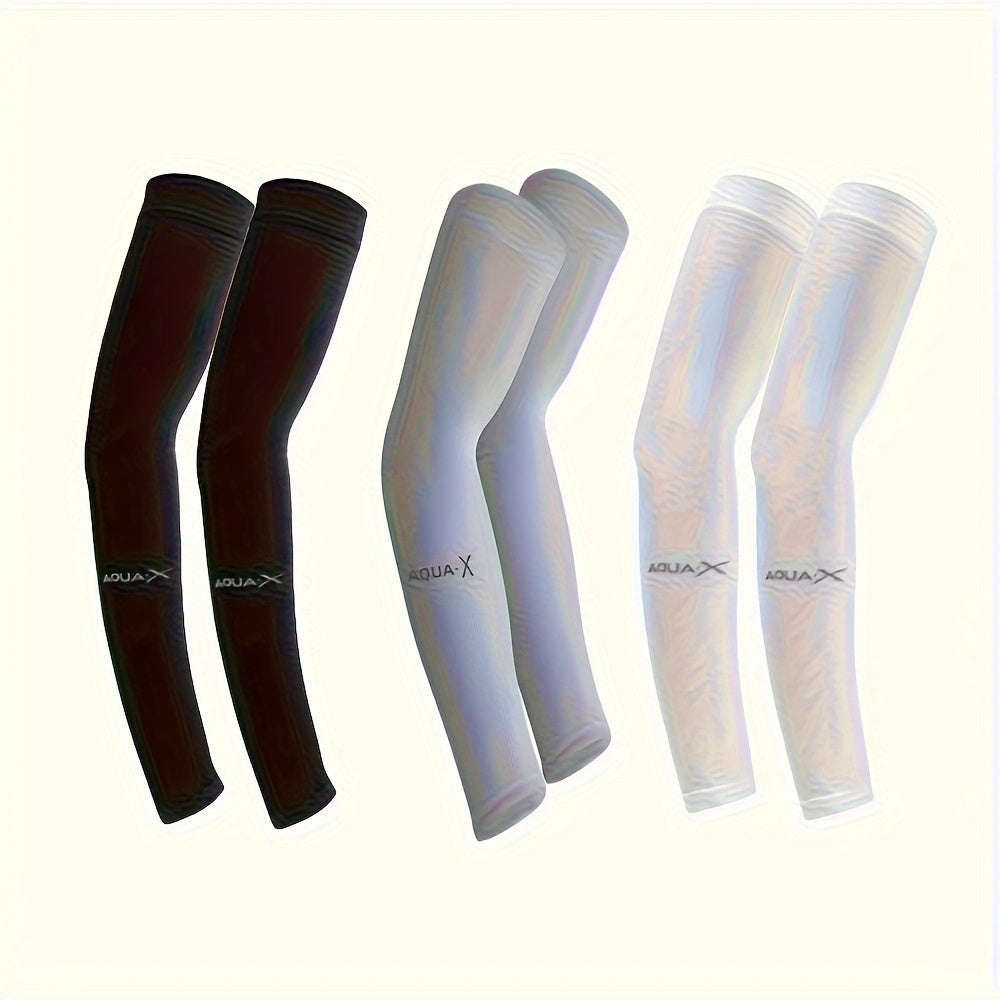 High-elastic compression arm sleeves suitable for both men and women, ideal for summer leisure sports and everyday use. Great for outdoor travel, driving, cycling, and more. Comfortable and