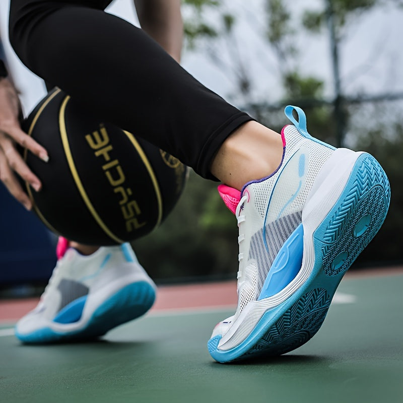 Breathable, non-slip basketball shoes with superior grip and flexibility for year-round performance.