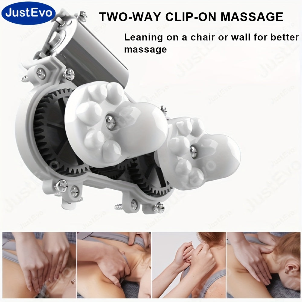 Electric U-shaped massager for neck and cervical massage, portable pillow.