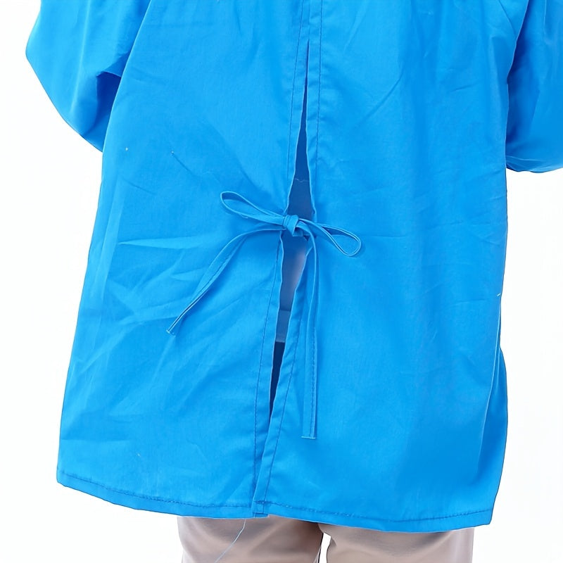 Artists and little ones alike will love the Waterproof Long-Sleeve Smock with Pockets - Perfect for keeping clean during messy activities.