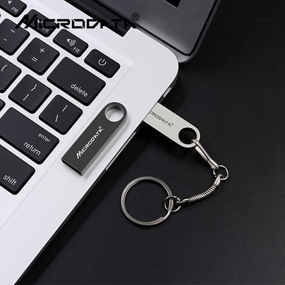 MiCRODATA USB 2.0 Pen Drive in various sizes and colors with metal casing and E9 Card