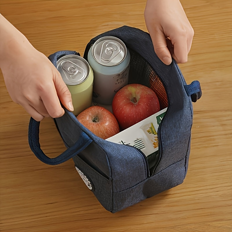 Stay organized on the go with our durable lunch bag made from Oxford cloth. This insulated thermal bento box carrier is perfect for work, school, or outdoor picnics. The aluminum foil lining keeps your food warm or cold for longer periods and the