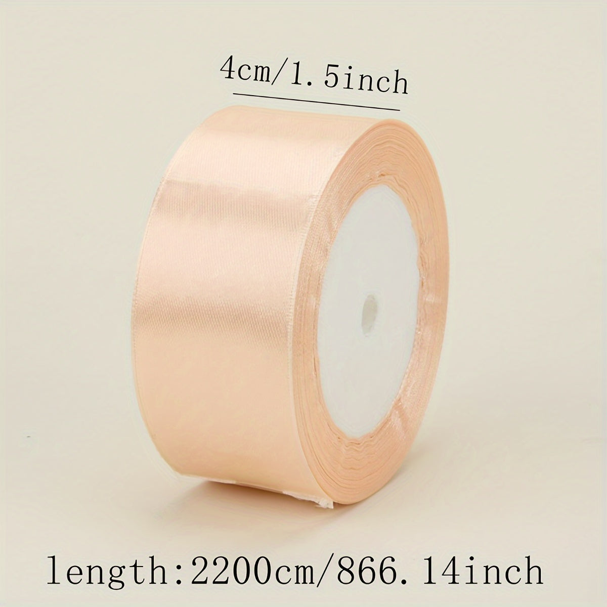 3 pieces of 4cm wide and 22 meters long ribbon for holiday gifts, weddings, DIY rose bouquets, bows, and hair clips.